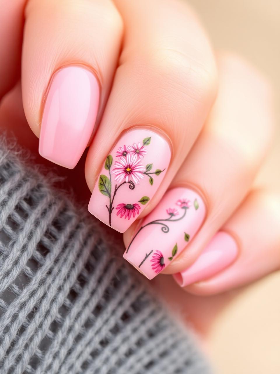 Hand-painted Florals
